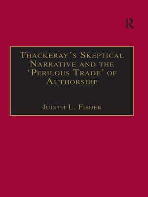 cover image of Thackeray's Skeptical Narrative and the 'Perilous Trade' of Authorship